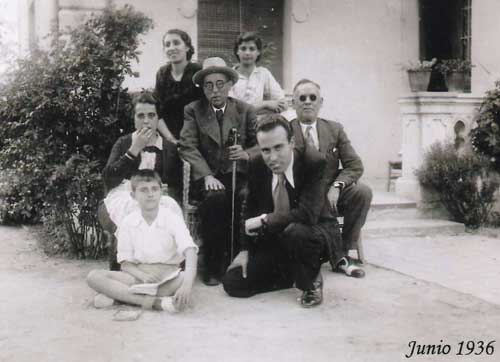 Última foto del padre Fermín, tomada en junio 1936
