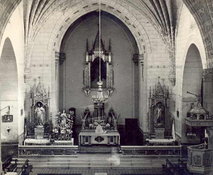 Altar después de la guerra civil