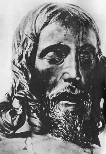 019.jpg - Cristo de la Buena Muerte de Pedro Mena, que desapareció durante el incendio de la iglesia de Santo Domingo en Málaga.
